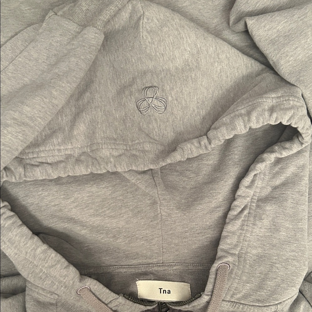 TNA Heather Gray Pullover Hoodie